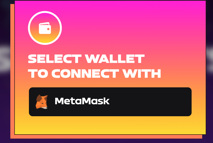 connect wallet modal