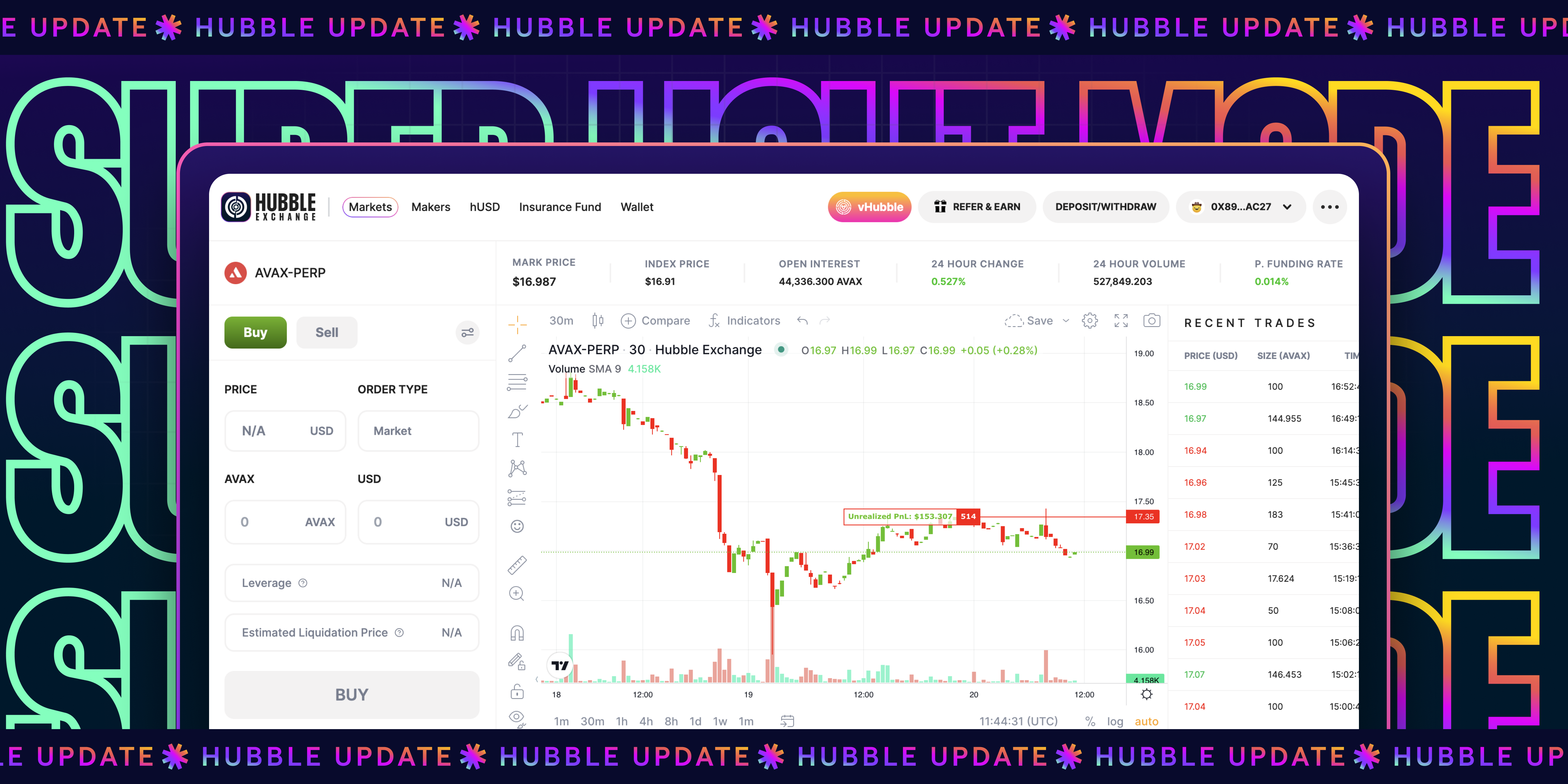 Hubble Exchange interface